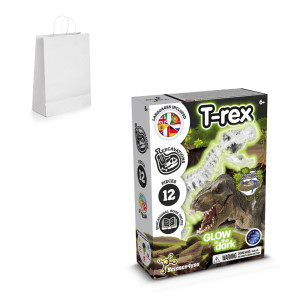 Fossil Excavation Kit II. The educational game for children comes with a gift bag made of kraft paper (90 g/m²) - Reklamnepredmety