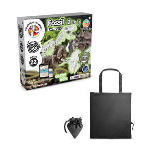 2 in 1 Fossil Excavation Kit V. Educational Game for Kids Comes with Foldable Gift Bag 190t - Reklamnepredmety