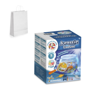 Jurassic Pets Kit III. The educational game for children comes with a gift bag made of kraft paper (90 g/m²) - Reklamnepredmety