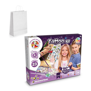 Tattoo Factory Kit II. The educational game for children comes with a kraft paper gift bag (100gsm) - Reklamnepredmety