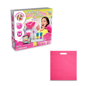 Perfume & Soap Factory Kit IV. The educational game for children comes with a gift bag made of non-woven fabric (80 g/m²) - Reklamnepredmety