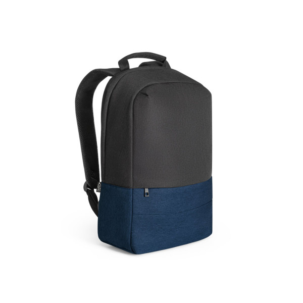 GENOA BPACK. Anti-theft backpack made of high density 600D recycled polyester