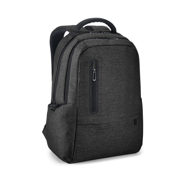 RE-BOSTON. 2-Tone Recycled Nylon Waterproof Laptop Backpack with 210D rPET Compartment