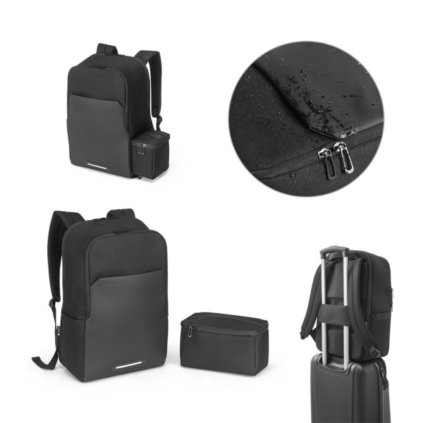 BELFAST. A 2-in-1 backpack with a thermal bag that can be used together or separately