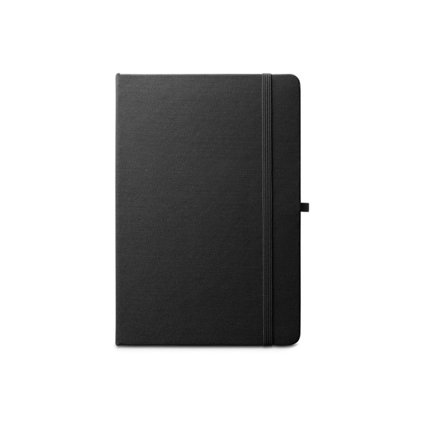 ANNE. A5 notebook made of 100% rPET with lined pages