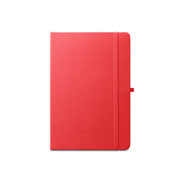 ANNE. A5 notebook made of 100% rPET with lined pages