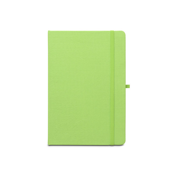 ANNE. A5 notebook made of 100% rPET with lined pages
