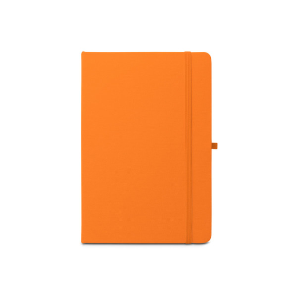 ANNE. A5 notebook made of 100% rPET with lined pages