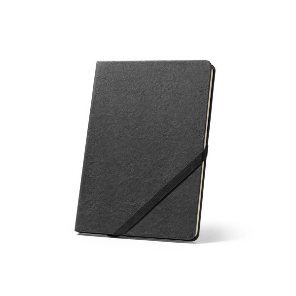 HUXLEY. A5 notebook with lined pages FSC™ ivory color