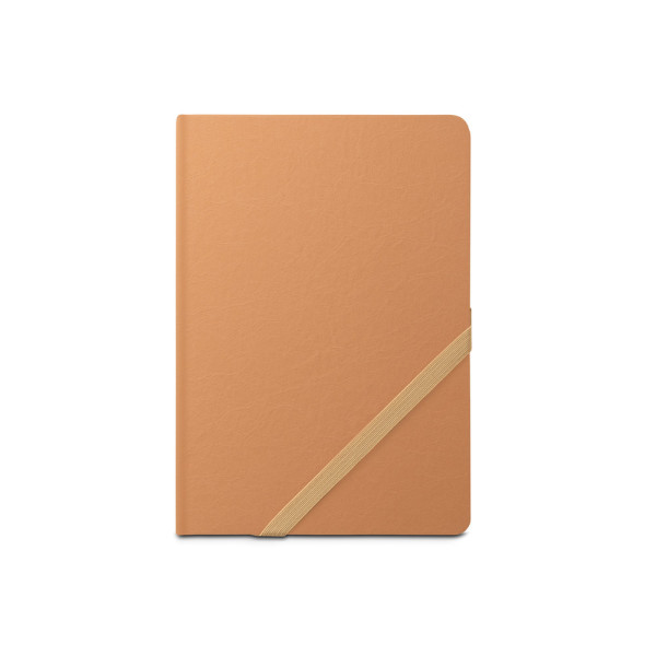 HUXLEY. A5 notebook with lined pages FSC™ ivory color