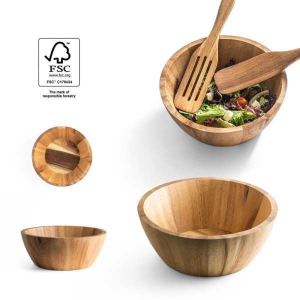 SAGE. Acacia wood salad bowl