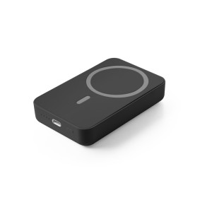 AMPERE 10. 10,000 mAh magnetic power bank with 15 W super fast wireless charger in 100% rABS - Reklamnepredmety