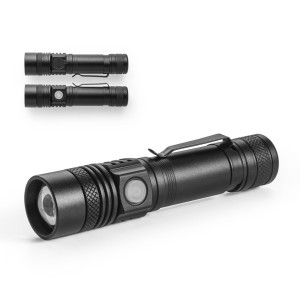 UNGAR. 5W rechargeable aluminum flashlight - Reklamnepredmety