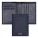 Folding card holder Classic Grained Navy
