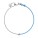 ICE-Jewellery-Diamond bracelet-Half chain-Blue