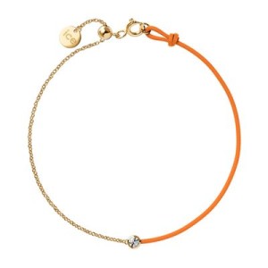 ICE-Jewellery-Diamond bracelet-Half chain-Orange - Reklamnepredmety