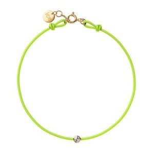 ICE-Jewellery-Diamond bracelet-Cord-Neon green - Reklamnepredmety