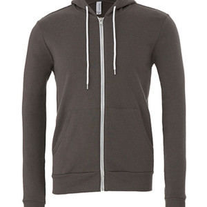 CV3739 Unisex Zip-Up Poly-Cotton Fleece Hoodie - Reklamnepredmety