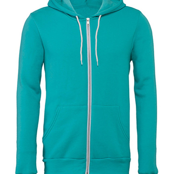 CV3739 Unisex Zip-Up Poly-Cotton Fleece Hoodie