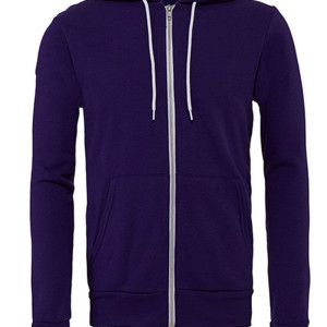 CV3739 Unisex Zip-Up Poly-Cotton Fleece Hoodie - Reklamnepredmety