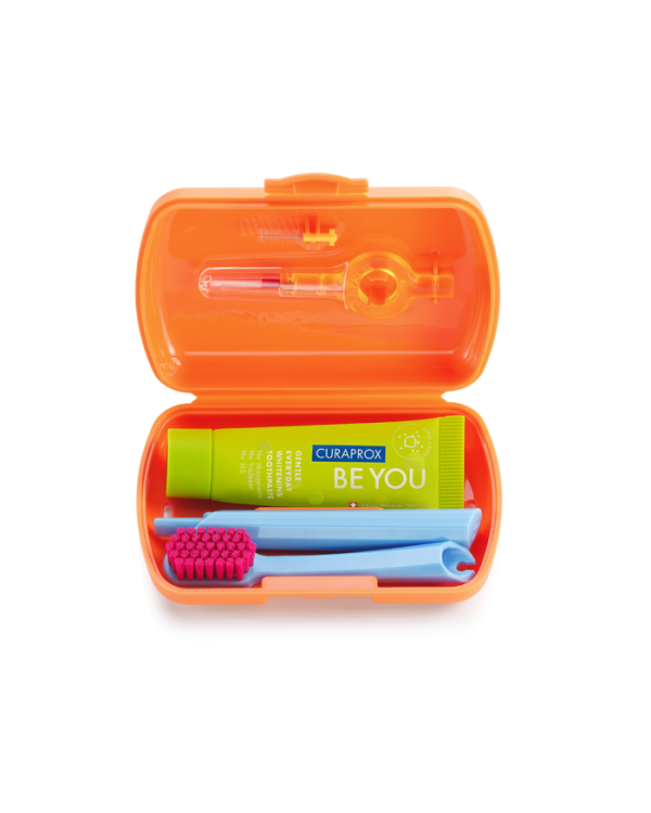 Curaprox travel set, orange
