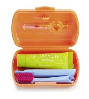 Curaprox travel set, orange - Reklamnepredmety