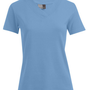 E3051 Women´s Rib V-Neck-T