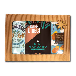 Medium natural package with transparent lid - Reklamnepredmety