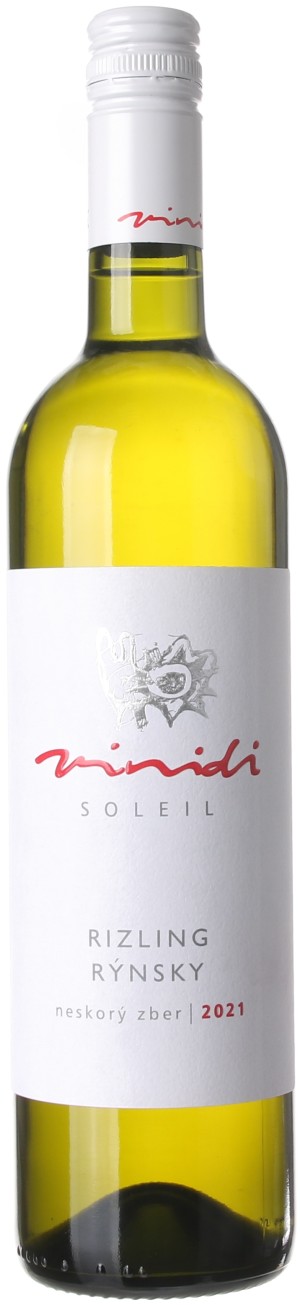 Vinidi Soleil Rhenish Riesling, white, dry - Reklamnepredmety