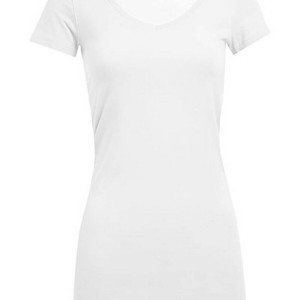 E3087 Women´s Slim Fit V-Neck-T Long - Reklamnepredmety