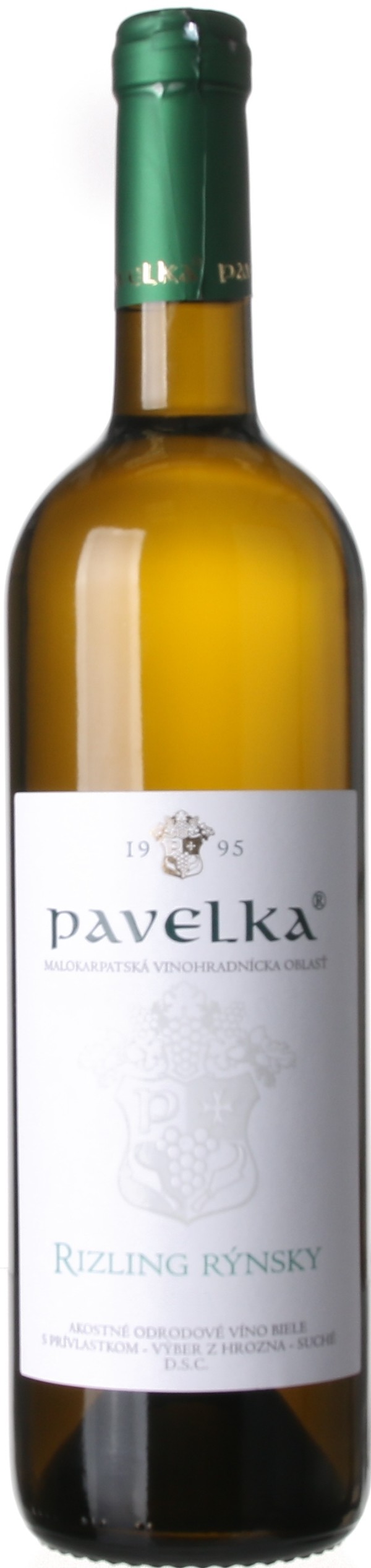 Pavelka Riesling, white, dry
