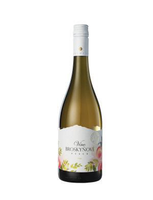 Miluron Peach wine, white, sweet - Reklamnepredmety