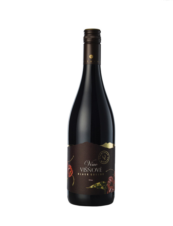 Miluron Cherry wine, red, sweet
