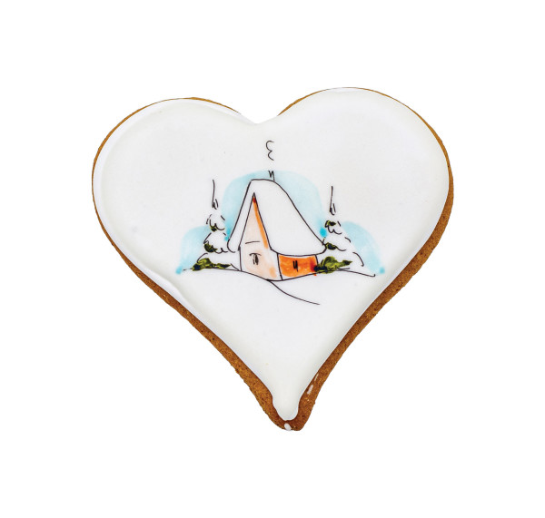 Small painted heart