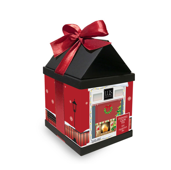 Evening Calm Tea – Christmas fruit tea, red house