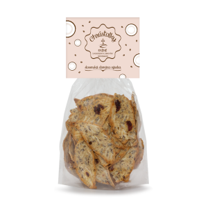 Chrústalky rye with coconut and flax seeds, 80g