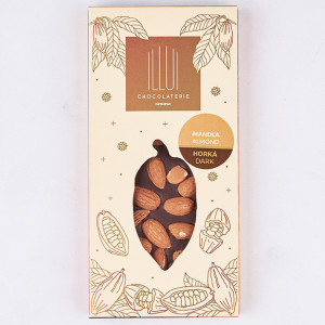 Dark chocolate with almonds - Reklamnepredmety