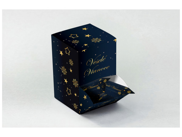 Caramel cookies in a 500g box