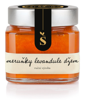 Organic Apricot Extra jam with lavender and honey - Reklamnepredmety