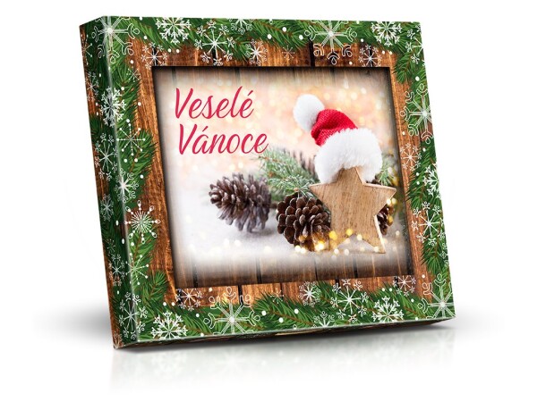 Stuffed chocolate boats with nuts – Merry Christmas