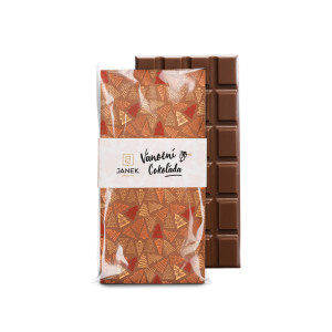 Milk chocolate with Christmas print - Reklamnepredmety