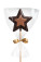 Hviezdička chocolate lollipop, bitter/milky - s043010 - variant