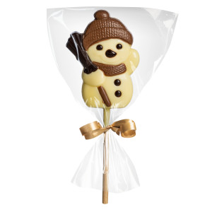 Snowman chocolate lollipop - Reklamnepredmety