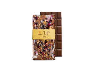 Herbal milk chocolate - marigold, elderberry, cornflower, rose - Reklamnepredmety