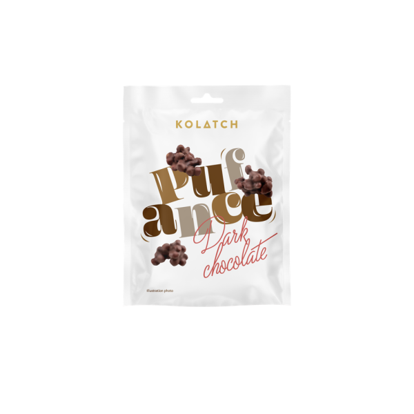 PUFANCE – BIO Extruded lentils in dark chocolate 33 g