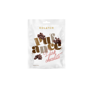 BIO Extruded lentils in dark chocolate VEGAN PUFANCE - Reklamnepredmety