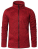 E7720 Mens Knit Fleece Jacket C+ - E7720_Heather-Red - variant Ls 1000208074
