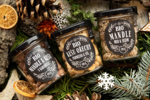 Gift set of BIO flavored nuts - Reklamnepredmety
