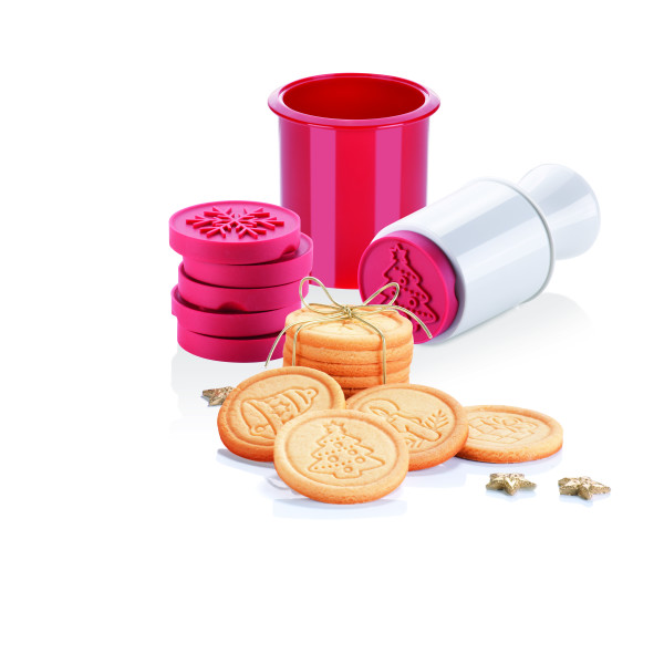 Cookie stamp, 6 motifs