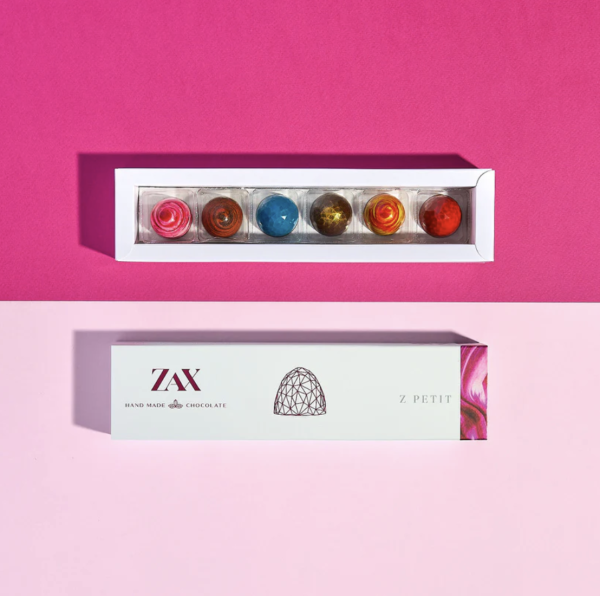 From PETIT – 6 piece selection of pralines